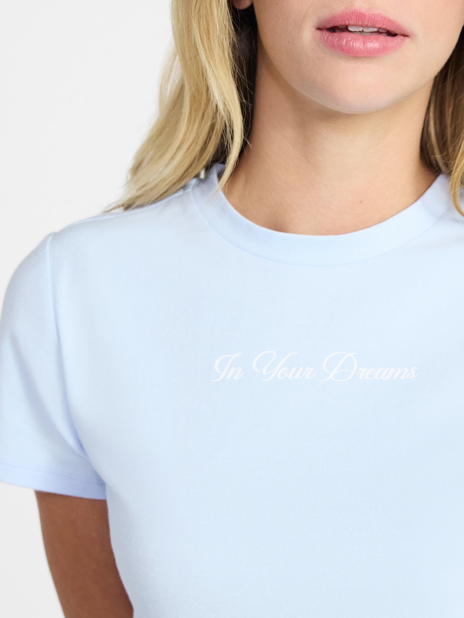 No Boundaries Sleepwear Graphic Baby Tee, Women's size XS - XXL