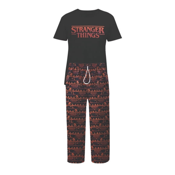 Pijama de Stranger Things para Hombre Multicolor Talla CH