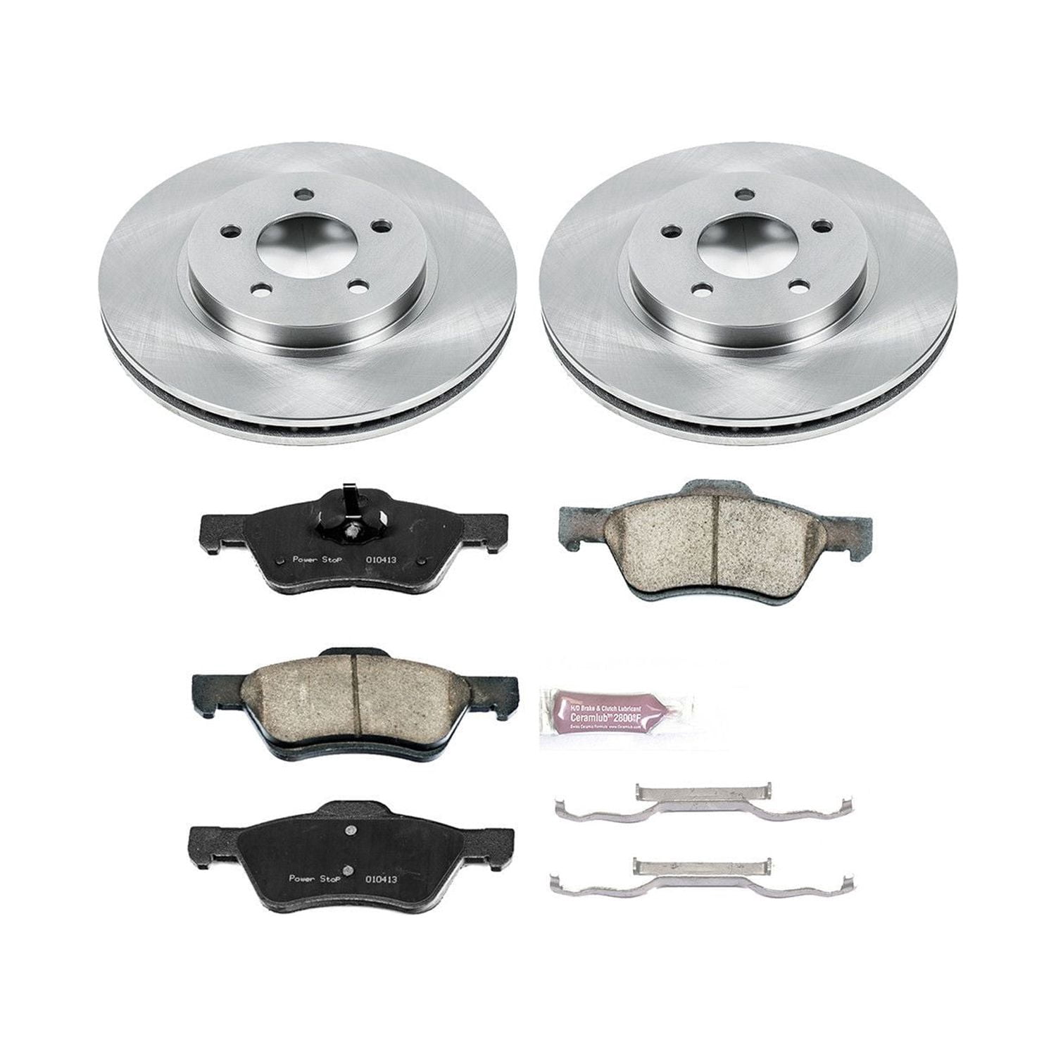 Power Stop Front Stock Replacement Brake Pad and Rotor Kit KOE5571