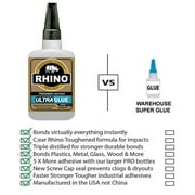 Rhino Glue Gel, Heavy Duty 40 Gram Clear
