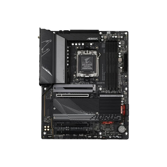 Gigabyte B650 AORUS ELITE AX - Motherboard - ATX - Socket AM5 - AMD B650 Chipset - USB 3.2 Gen 1, USB 3.2 Gen 2, USB-C 3.2 Gen2, USB-C 3.2 Gen 2x2 - Bluetooth, 2.5 Gigabit LAN, Wi-Fi 6 - onboard graphics (CPU required) - HD Audio (8-channel)
