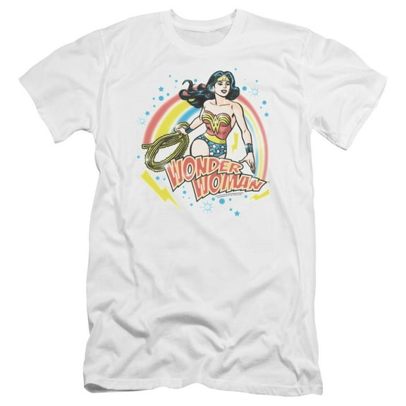 Wonder Woman - Wonder Airbrush - Premium Slim Fit Short Sleeve Shirt - XX-Large