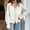 007 White, variant on Womens Solid Color Open Front Knit Cardigan Lightweight Simple Long Sleeve V-Neck Button Down Cardigan