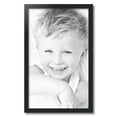 thumbnail image 2 of ArtToFrames 17" x 28" Black Satin Picture Frame, 17x28 inch Black MDF Poster Frame (WOM-5180), 2 of 8