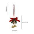thumbnail image 3 of Christmas Decorations Indoor Velvet Bow Pine Window Curtain Accent, 3 of 6
