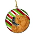 thumbnail image 1 of Chow Chow Candy Cane Holiday Christmas Ceramic Ornament, 1 of 1