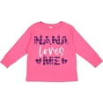thumbnail image 3 of Inktastic My Nana Loves Me Hearts in Pink Plaid Boys or Girls Long Sleeve Toddler T-Shirt, 3 of 5