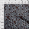 thumbnail image 1 of oneOone Tissu Polyester Lycra Gris Fleur Artistique Matériel de Robe Tissu Imprimé Tissu au Mètre 56 Pouces de Large, 1 of 1