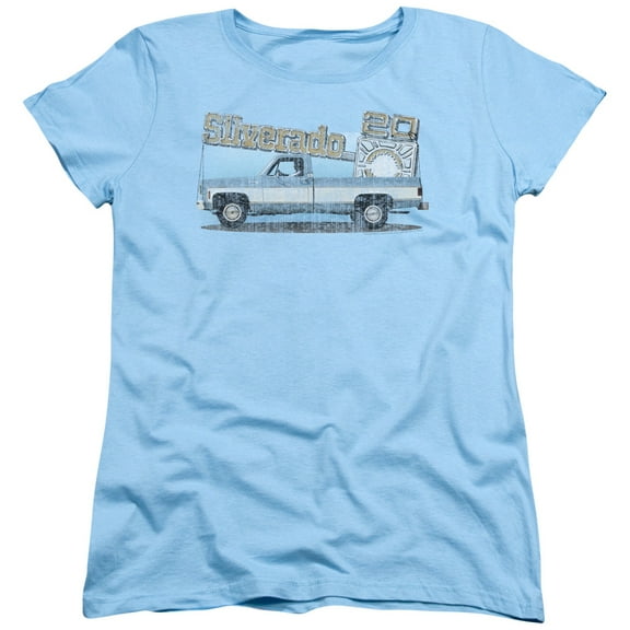 Chevrolet - Old Silverado Sketch - Women's Short Sleeve Shirt - Large