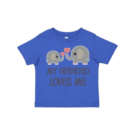 Inktastic My Grandad Loves Me Boys or Girls Toddler T-Shirt