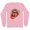 Pink, variant on Pumpkin Lips Halloween Long Sleeve Shirt Unisex Large White