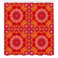 thumbnail image 3 of Ambesonne Mandala Shower Curtain, Oriental Frames Squares, 69"Wx84"L, Multicolor, 3 of 3