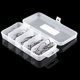 thumbnail image 2 of 50 piezas/caja de anzuelos de pesca con desplazamiento, manivela, gusano, plantilla, acero de alto carbono, accesorios de pesca, herramientas, 2 of 10