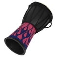 thumbnail image 5 of BLEEUS 4 In African Drum Djembe Drum Professional Drum For Parties (Blue Flame) Musical Instruments Supplies (Blue Flame), 5 of 10