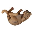 thumbnail image 3 of Wet Your Whiskers Drinking Brown Striped Kitten Cat Wine Bottle Holder Figurine, 3 of 6