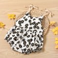 thumbnail image 4 of Odeerbi Baby Bodysuit Layette Onesie for Toddler Summer Girls Flowers Straps Sleeveless Jumpsuit 2025 Casual Clothes White, 4 of 9