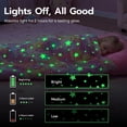 thumbnail image 3 of Joyfy Toddler Sleeping Bag for Kids 66" x 33" Glow in The Dark Kids Sleeping Bag with Pillow for Boys and Girls Ages 3+ Soft Flannel Toddler Nap Mat for Preschool Daycare Sleepover- Pink Star, 3 of 5