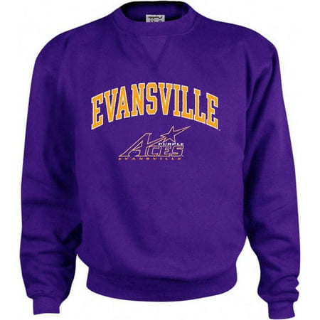 NCAA - Evansville Purple Aces Perennial Crewneck Sweatshirt
