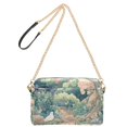 thumbnail image 2 of FORMRS Women Crossbody Purse with Chain Strap Vegan Leather Shoulder Handbag, Floral Forest Pattern, 2 of 7