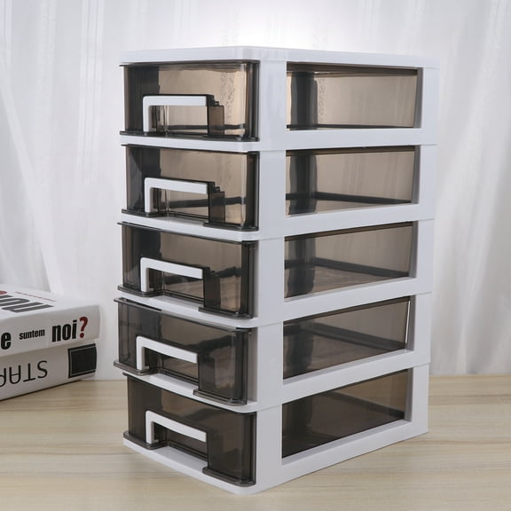 Cosmetic Makeup and Jewelry Storage Case Display - Spacious Design - Great for Bathroom, Dresser, Vanity and Countertop (5 Drawers)