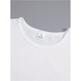 thumbnail image 4 of Letter Print Workout T-Shirt, Short Sleeve Crew Neck Casual Sports Tee, Women's Clothing, 4 of 7