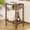 Walnut, variant on Maliowa 2-Tier Side Table, Small End Table for Living Room Bedroom with Storage Shelf, Vintage Accent Table Nightstand with Spindle Legs, Walnut