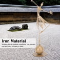 thumbnail image 3 of Garden Dancing Girl Statue Decoration, Uniqiue Style Metal Dancing Girl Statue  For Bookshelf, 3 of 8