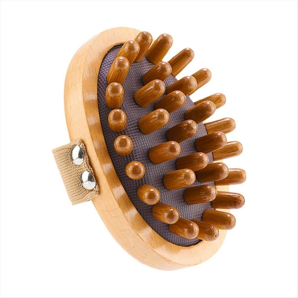 Cepillo Anticelulítico Corporal Madera Calmante, para Spa, Cojín Aire, Masajeador, Peine para el Cabello, Cepillo Masaje para el Cabelludo, Masajeador Corporal.