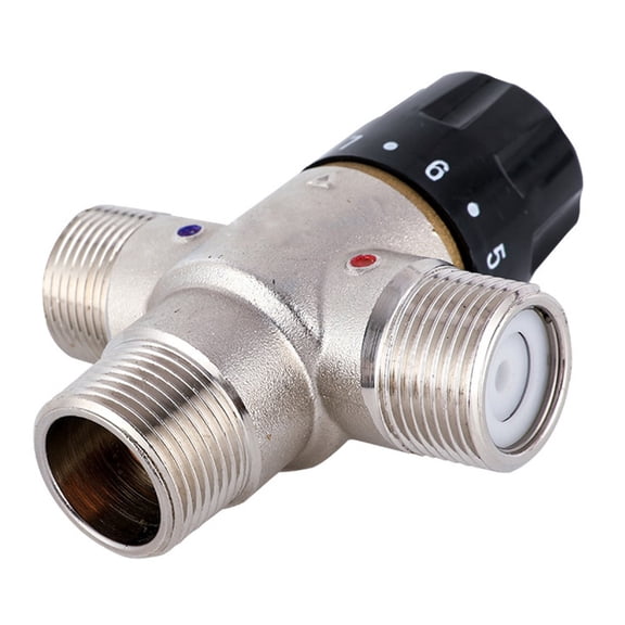 3/4 Inch Dn20 Brass Solar Heater Thermostatic Mixing Valve Pipe Valve Thermostat