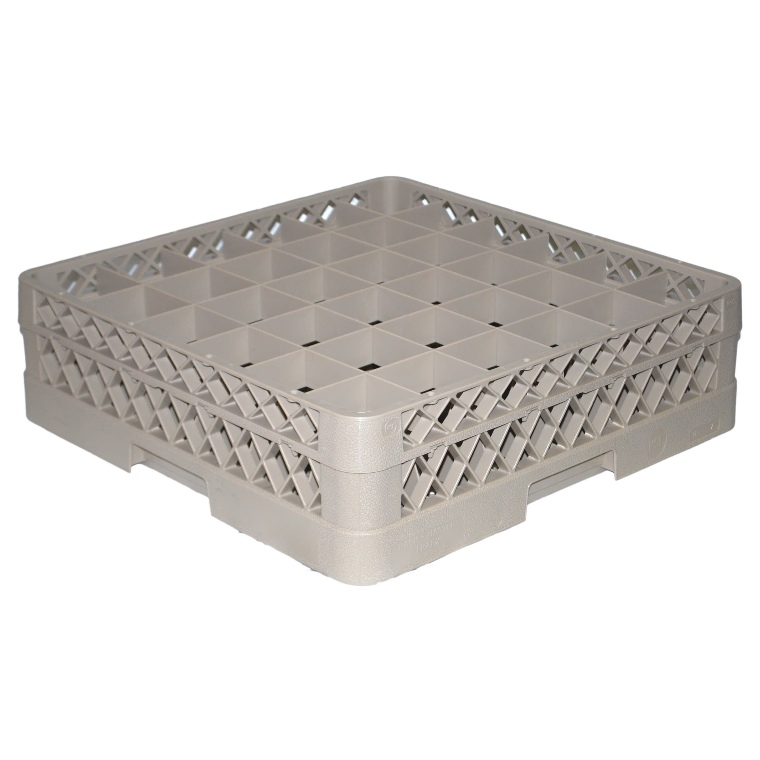 Traex TR7C Beige 36 Compartment Glass Rack with 1 Extender
