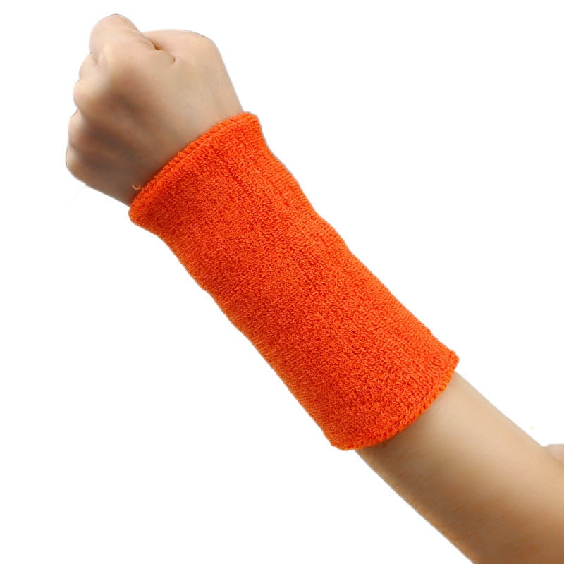 Unisex Gym Basketball Yoga Sweatband Wristband Cotton Sweat Band Arm Band