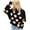 Black, variant on Christmas Knit Sweaters for Women Womens Christmas Santa Claus Print Round-Neck Long Sleeve Sweater Tops Women Cardigans Sweater Hoodies