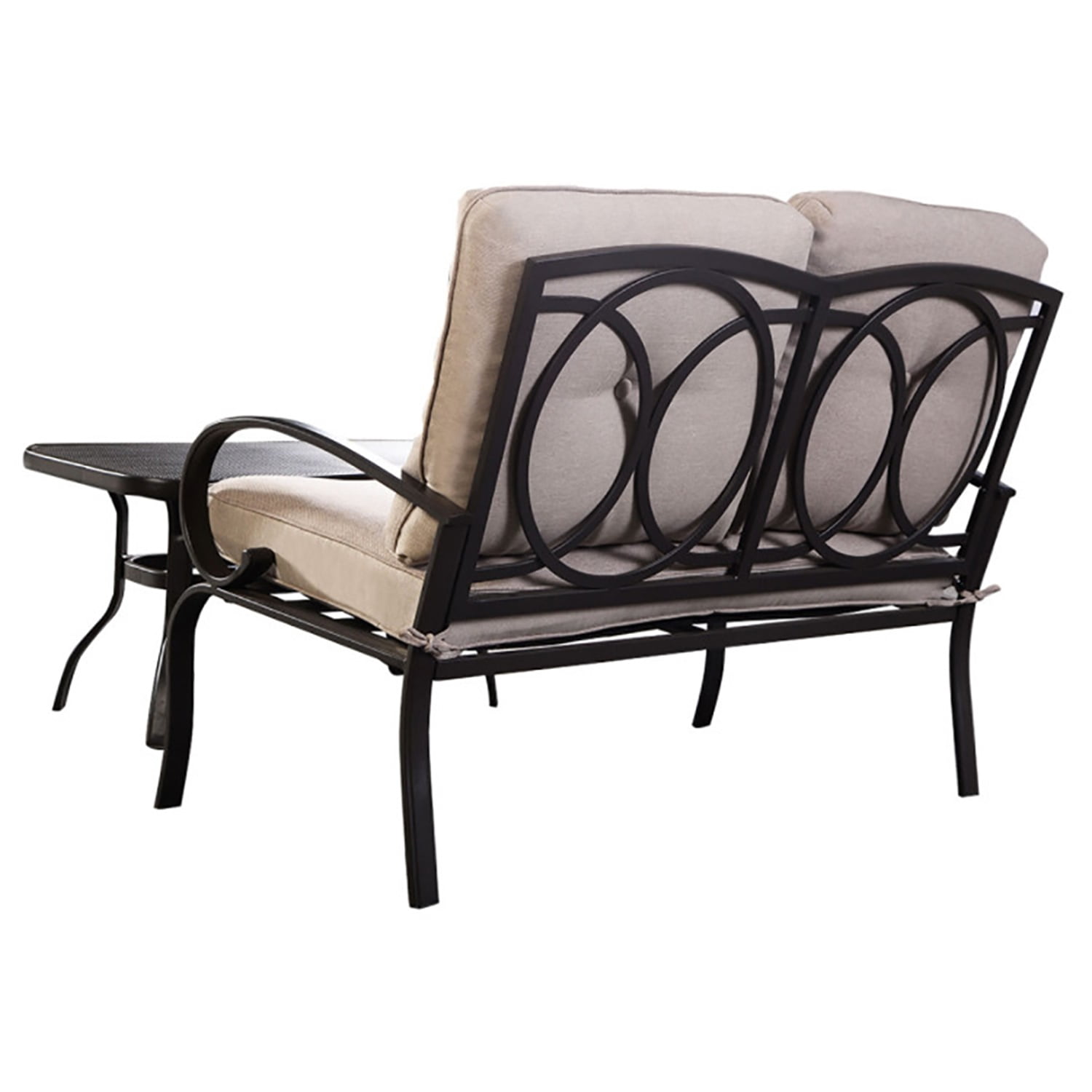 Aimee Lii Patio Furniture Set, 2 Pieces Outdoor Patio Wicker Rattan Cushioned Sofa Aimee Lii Patio Furniture Set, 2 Pieces Outdoor Patio Wicker Rattan Cushioned Sofa