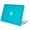 Aqua Blue, variant on Mosiso Plastic Hard Case with Keyboard Cover with Screen Protector for MacBook Air 11 Inch (Models: A1370 and A1465), Transparent Black