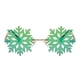 thumbnail image 1 of Gafas de terre divertidas, gafas de terre de novedosas, gafas de Snowfake para disfraces, suministros para s, accesorios para fotografía Verde Salvador gafas de sol con forma de copo de nieve, 1 of 6