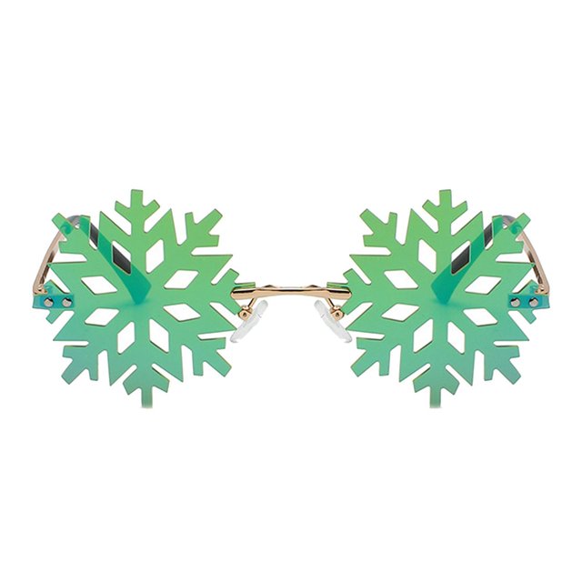 Gafas de sol con forma de copo de nieve Hugo Verde