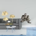 thumbnail image 2 of Estatua de búho con hojas, estantería, escultura de hojas, figuras, adorno de mesa, regalo de cumpleaños o inauguración de casa, dormitorio, decoració, 2 of 8