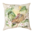 thumbnail image 2 of Manual Woodworkers & Weavers SLCAFL 18 x 18 in. Cardinals in Flowers RP Pillow, 2 of 3