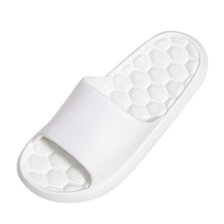 

Sandals Women Dressy Summer Spring Ladies Footwear Unisex Lovers Flat House Home Flip Flops Shoes For Women White Size 7