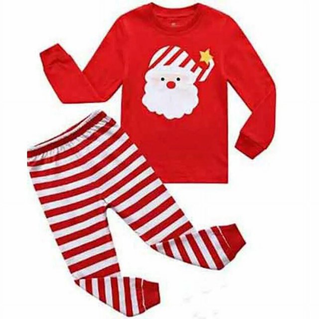 SAILEROAD Pijamas para niños Navidad Hombre de Nieve con Gorro Conjunto de Pijamas para niños Pijama para niños Ropa de Dormir de algodón de Manga Larga Traje de Dormir