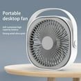 thumbnail image 6 of UttpKLBx Fan That Blows Cold Air USB Rechargeable Clooing Fan Handheld Fan Battery Operated Outdoor Portable Air Conditioner, Stand Air Conditioner (White), 6 of 8
