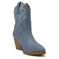 Soda Women Cowgirl Cowboy Western Stitched Ankle Boots Pointed Toe