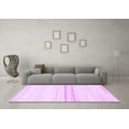 thumbnail image 3 of Ahgly Company Indoor Rectangle Solid Purple Modern Area Rugs, 6' x 9', 3 of 4