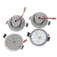 thumbnail image 4 of 1pc LED Downlight Lamp 5W 220V Integrated Light Cup LED Ampoule SpotLight Double Round Ceiling Recessed Umbrella LED Corn Bulb, 4 of 5