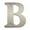 Silver, variant on RL4B-10B 4" Residential Letter B; Oil Rubbed Bronze Finish