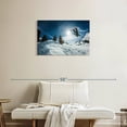thumbnail image 2 of Elephant Stock Snowboarding Wall Art - Horizontal Canvas Wall Art - Living Room Wall Decor - Sports Canvas - Purple And Teal Decor - 30" x 20", 2 of 8