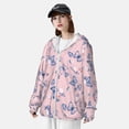 thumbnail image 3 of Balery Butterfly Sudadera ligera de manga larga con capucha y protección solar UPF 50+ para hombre y mujer, ideal para pesca y running-XX-Large, 3 of 7