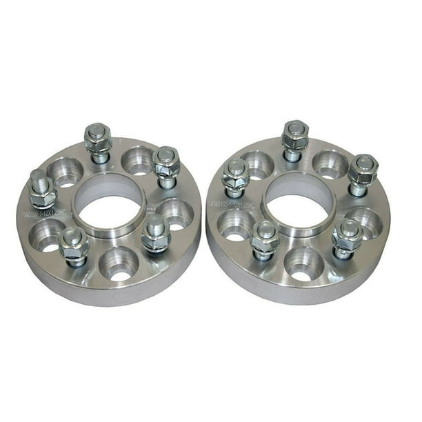 2pcs 25mm 1 inch Hubcentric Wheel Spacers 5x100 56.1mm 12x1.25 Studs