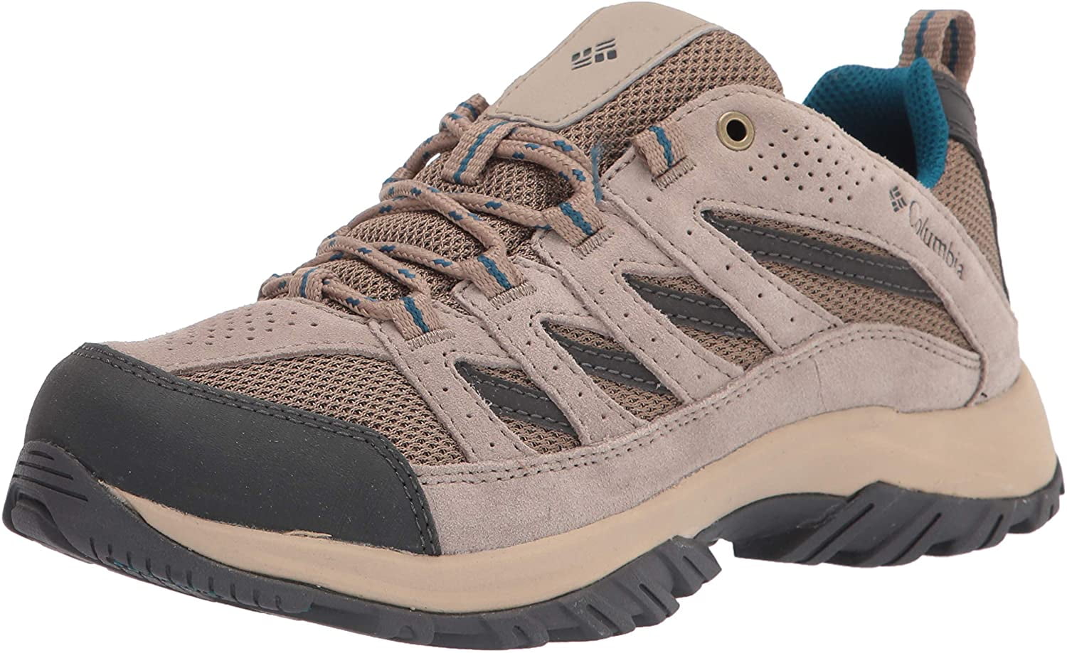 Columbia Womens Crestwood Hiking Shoe 10.5 Pebble/Lagoon, Women's