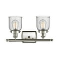 thumbnail image 3 of Innovations Lighting 916-2W Small Bell Small Bell 2 Light 16" Wide Vanity Light - Nickel, 3 of 7